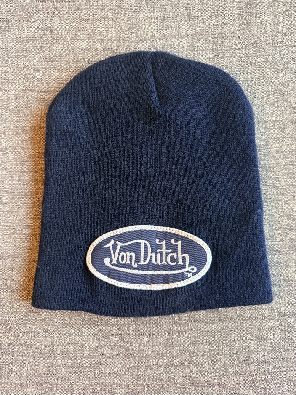VON DUTCH Blue/White Beanie